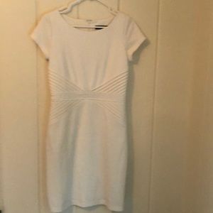 Cream colored cocktail dress